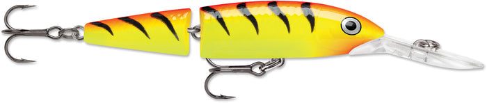 Rapala Jointed Deep Husky Jerk 08 Jerkbait/Trolling Minnow - Hot Tiger