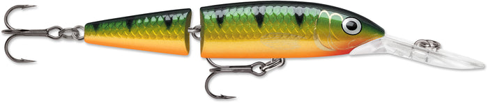 Rapala Jointed Deep Husky Jerk 08 Jerkbait/Trolling Minnow - Perch