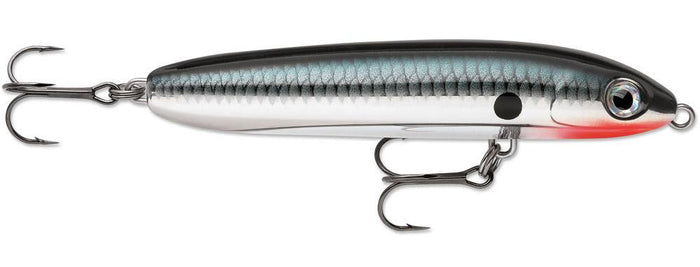 Rapala Skitter V 4 inch Topwater Walker - Chrome