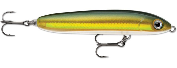 Rapala Skitter V 4 inch Topwater Walker - Gold Olive