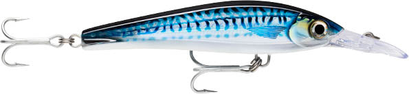 Rapala XRMXT-160 X-Rap Magnum Extreme Big Game Trolling Lure - 8 Inch HD Silver Blue Mackerel