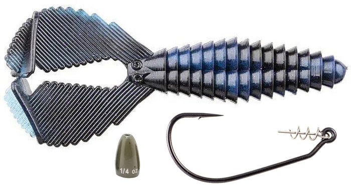 Reaction Innovation Spicy Beaver with Owner 5132 Twistlock 3X Ultimate Flipping Kit - Hematoma