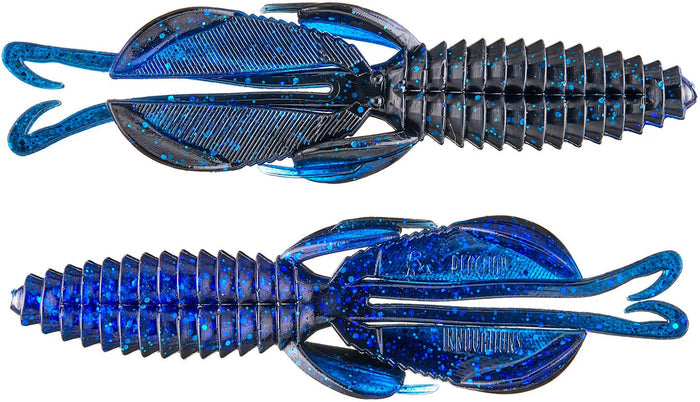 Reaction Innovations Kinky Beaver 5 inch Soft Plastic Creature Bait 7 pack - Blank Check