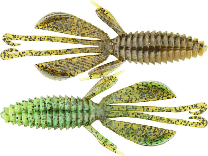 Reaction Innovations Kinky Beaver 5 inch Soft Plastic Creature Bait 7 pack - Dirty Sanchez
