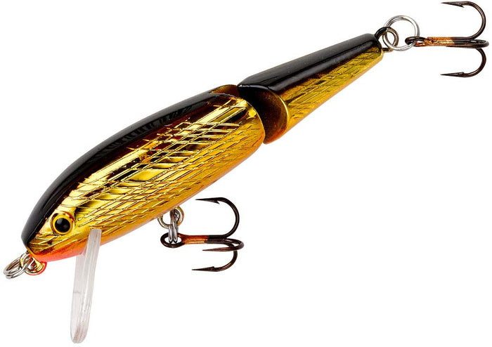 Rebel Jointed Minnow Hard Lure Gold/Black