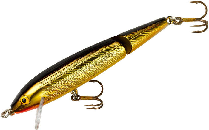 Rebel Jointed Minnow Hard Lure - Gold/Black