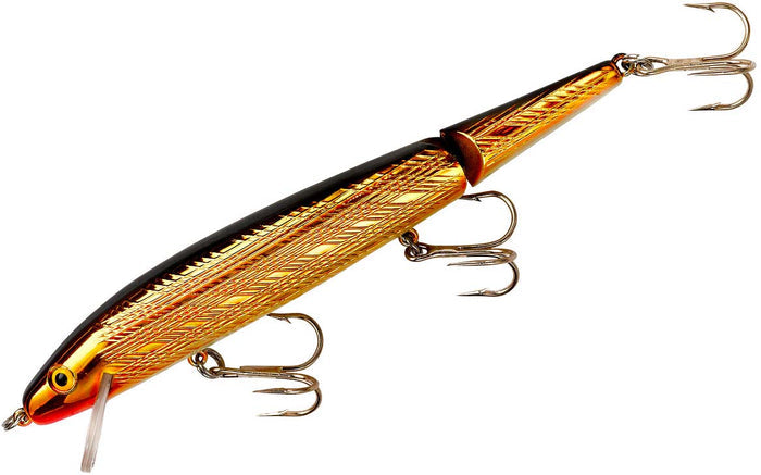 Rebel Jointed Minnow Hard Lure - Gold/Black