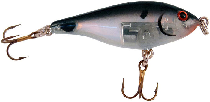 Rebel Raider 1 5/8 inch Ultralight Twitchbait - Silver Flash/Black
