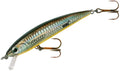 Rebel TD47 Tracdown Ghost Minnow 2 1/2 inch Barbless Hard Minnow Black Back/Orange Belly