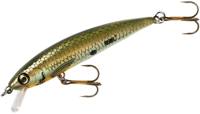 Rebel TD47 Tracdown Ghost Minnow 2 1/2 inch Barbless Hard Minnow - Tenn Shad