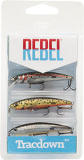 Rebel Tracdown Minnow 3-Piece Variety Pack Rebel Tracdown Minnow 3-Piece Variety Pack