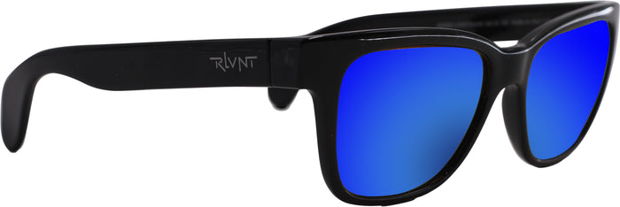 Shiny Black / Brown Lens / Freshwater Blue