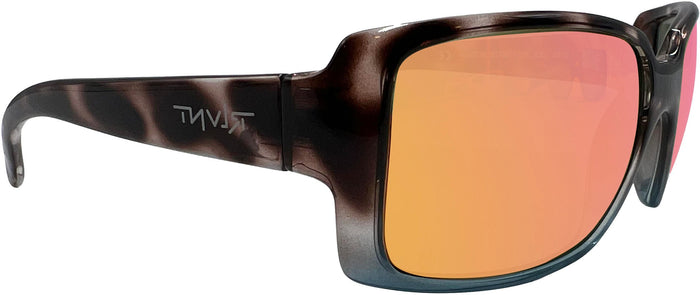 Tortoise Blue / Brown Lens / Freshwater Rose Gold