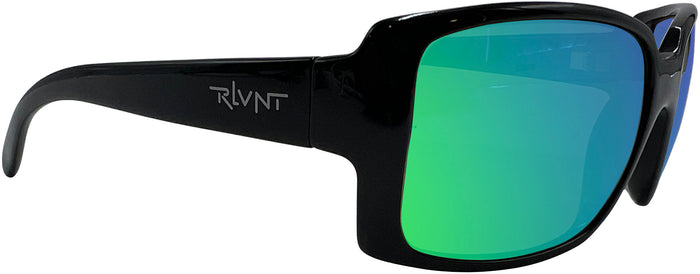 RLVNT Athena Series Sunglasses - Shiny Black