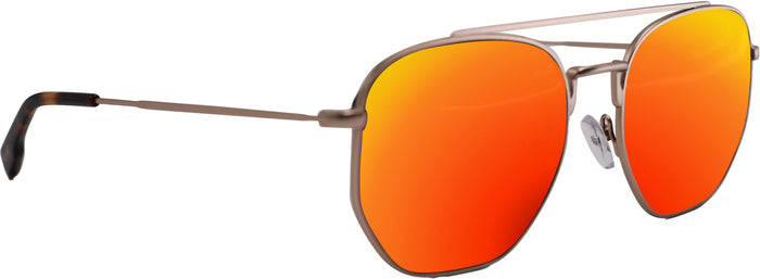 Satin Gold / Brown Lens / Freshwater Red