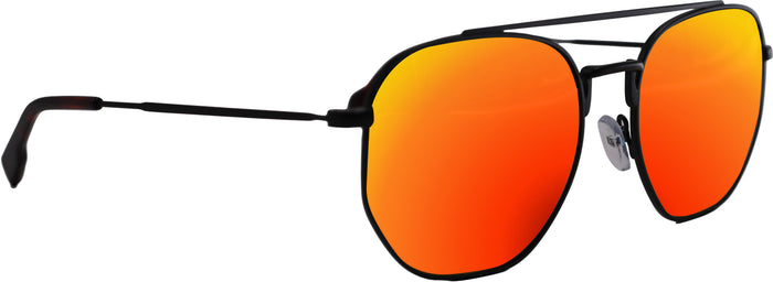 Satin Gunmetal / Brown Lens / Freshwater Red