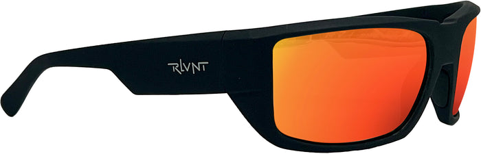 Matte Black / Brown Lens / Freshwater Red