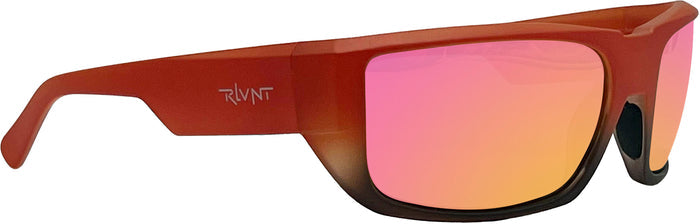 Sunset Orange / Brown Lens / Freshwater Rose Gold