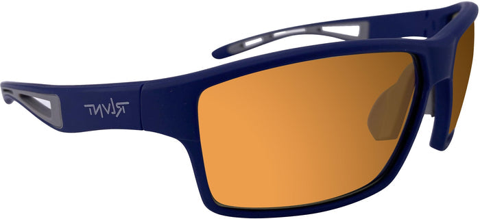 Matte Navy / Brown Lens / Hardwater Bronze