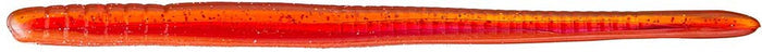 Roboworm Fat Straight Tail Worm - 6 Inch - Fuego