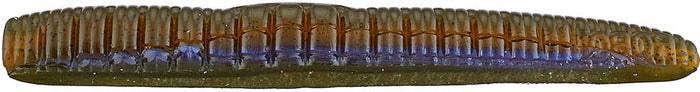 Roboworm Ned Worm Stickbait - 4.5 Inch Aaron's Green Pumpkin