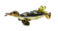Savage Gear 3D Topwater Suicide Duck Small Animal Wakebait - Wood Duck