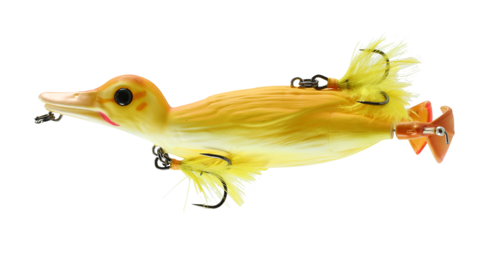 Savage Gear 3D Topwater Suicide Duck Small Animal Wakebait - Yellow Duck