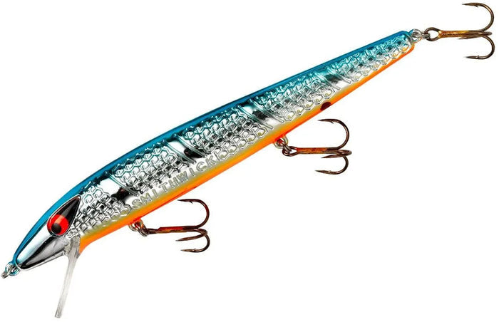 Smithwick Suspending Super Rogue 5 inch Jerkbait - Chrome/Blue Back/Orange Belly
