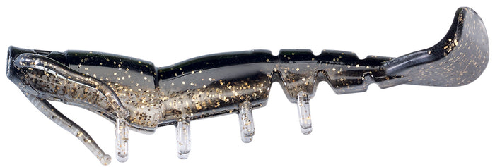 SPRO Flutter Tail Shrimp Black Back Gold