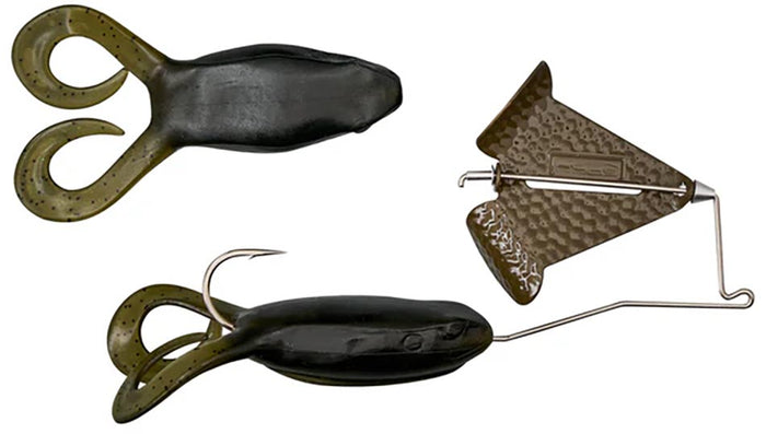 SPRO Squealer Toad Buzzbait - Green Pumpkin Body - Green Pumpkin Blade - 3/8 oz