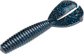 Strike King Rage Magnum Menace Grub 4 inch Soft Plastic Grub Black Blue