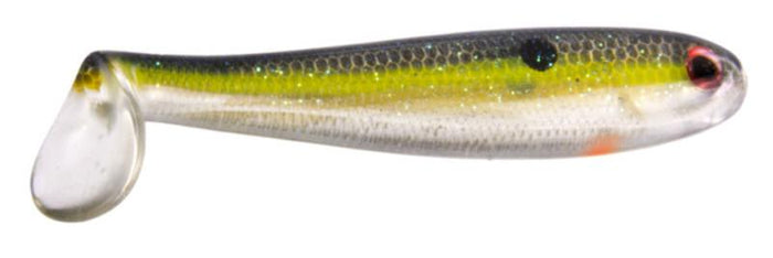 Strike King Shadalicious 4 1/2 inch Paddle Tail Swimbait - Clear Sexy Shad