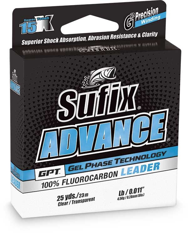 Sufix Advance Fluorocarbon Leader Wheel 25-yards 4 pound