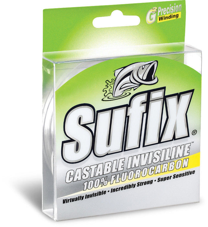 Sufix InvisiLine Casting Fluorocarbon Clear Line 6 pound