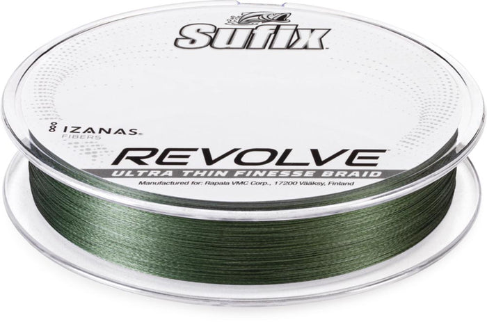 Sufix Revolve Low-Vis Green Braid - 200 Yards - Low-Vis Green