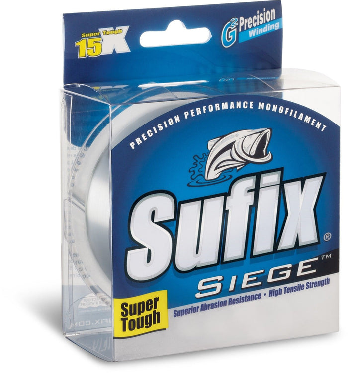 Sufix Siege Clear Monofilament Line 4 pound