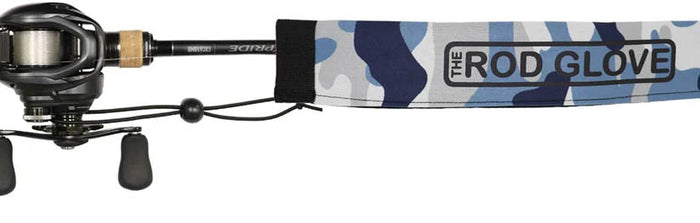 The Rod Glove Tournament Neoprene Casting Rod Sleeve - Blue Camo