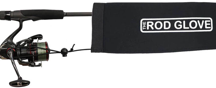 The Rod Glove Tournament Neoprene Spinning Rod Sleeve Black