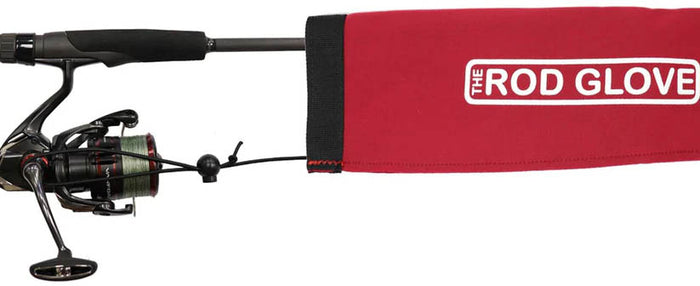 The Rod Glove Tournament Neoprene Spinning Rod Sleeve - Red