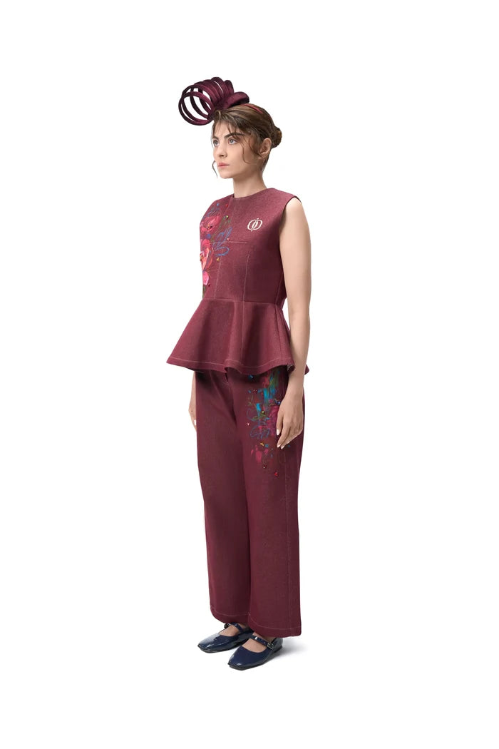 Trousers — Crimson Aftertrace
