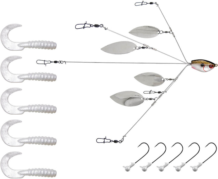 YUMbrella 5-Wire Flash Mob Jr. Kit YUM Yumbrella Ultralight Flash Mob 5 Wire Tennessee Shad