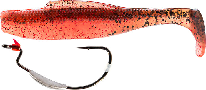 Z-Man 4 Inch DieZel MinnowZ & ZWG Weighted Swimbait Hook Combo - Calico Candy