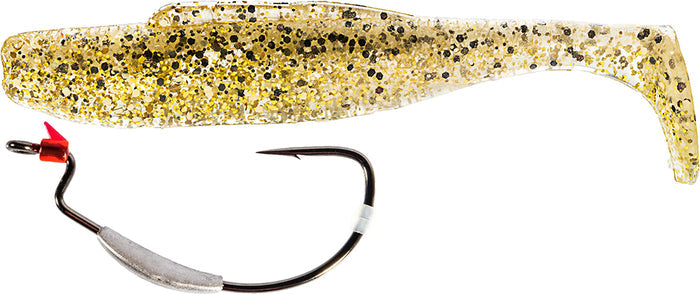 Z-Man 5 Inch DieZel MinnowZ & ZWG Weighted Swimbait Hook Combo - Golden Boy