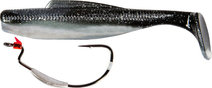 Z-Man 5 Inch DieZel MinnowZ & ZWG Weighted Swimbait Hook Combo - Mulletron