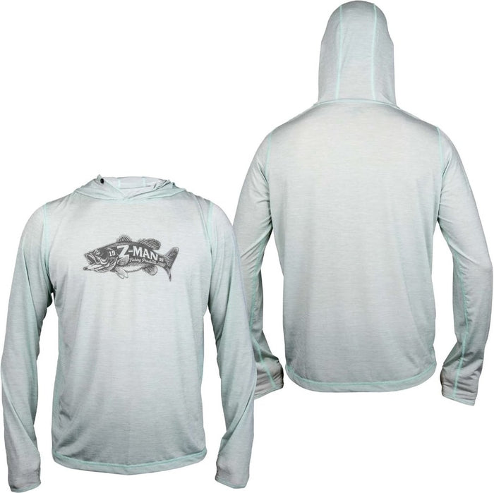 Z-Man Bad AZZ Bass Tech HoodieZ - Green Heather