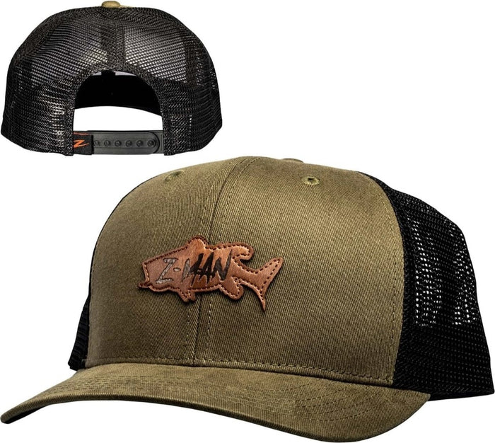 Z-Man Bad AZZ Bass Trucker Hat - Rifle Green/Black Z-Man Bad AZZ Bass Trucker Hat - Rifle Green/Black