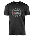 Z-Man Bass Logo TeeZ Short Sleeve T-Shirt Charcoal Gray