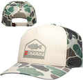Z-Man Camo Bass Trucker Hat - Old School Khaki/Camo Z-Man Camo Bass Trucker Hat - Old School Khaki/Camo