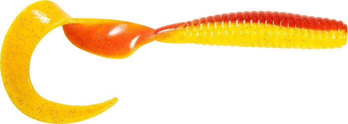 Z-Man DoormatadorZ 5 inch Scented Curly Tail Grubs 4 pack - Bleeding Banana