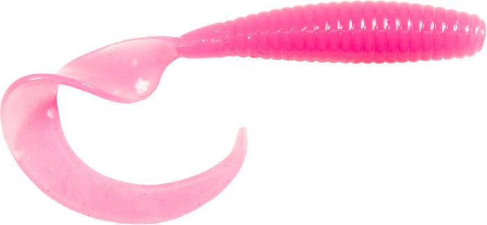 Z-Man DoormatadorZ 5 inch Scented Curly Tail Grubs 4 pack - Pink Glow